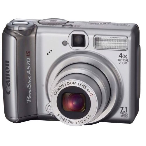 캐논 Canon PowerShot A570IS 7.1MP Digital Camera with 4x Optical Image Stabilized Zoom (OLD MODEL)