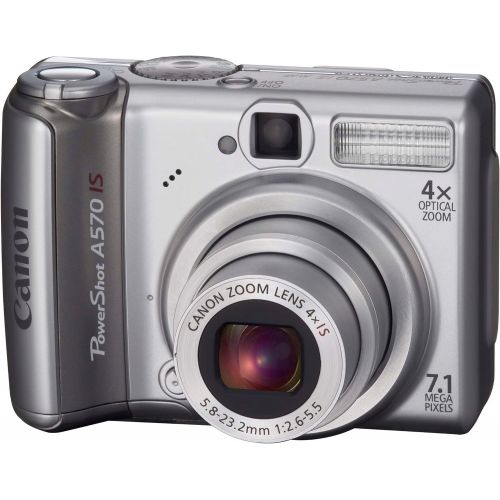 캐논 Canon PowerShot A570IS 7.1MP Digital Camera with 4x Optical Image Stabilized Zoom (OLD MODEL)