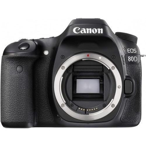 캐논 Canon EOS 80D DSLR Camera (Body Only) Bundle Kit with Carrying Bag + LCD Screen Protectors - International Model