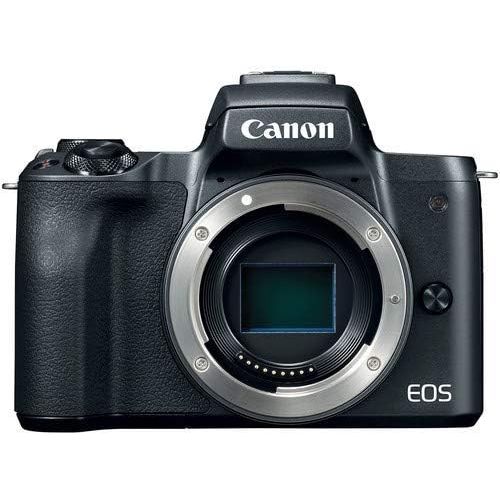 캐논 Canon EOS M50 Mirrorless Digital Camera (Body Only, Black) (International Model) with Extra Accessory Bundle