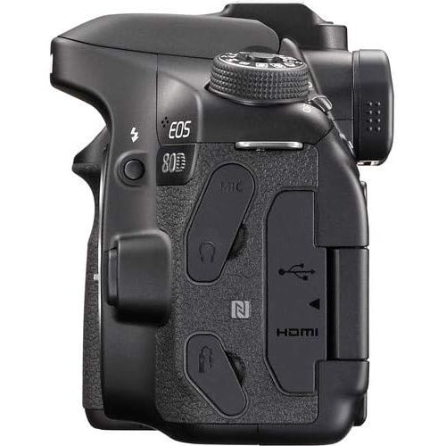 캐논 Canon EOS 80D DSLR Camera (Body Only) International Version - Black