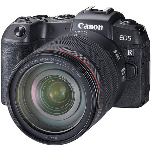 캐논 Canon EOS RP Mirrorless Digital Camera with RF 24-105mm f/4L is USM Lens+ 32GB Card, Tripod, Case, and More (18pc Bundle)