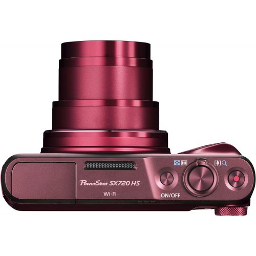 캐논 Canon PowerShot SX720 HS Digital Camera - Red (20.3 MP) (International Model) No Warranty