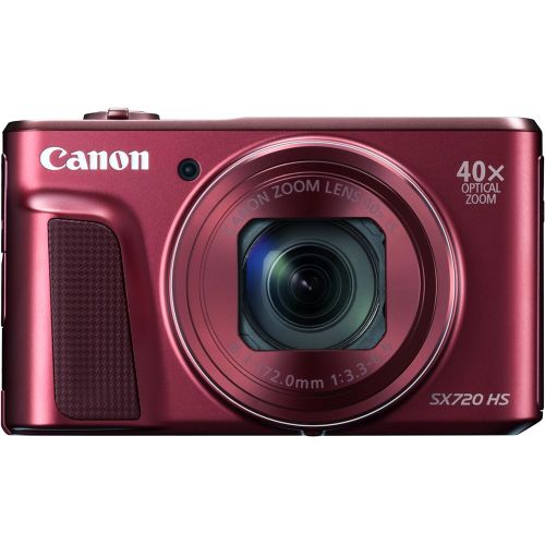 캐논 Canon PowerShot SX720 HS Digital Camera - Red (20.3 MP) (International Model) No Warranty