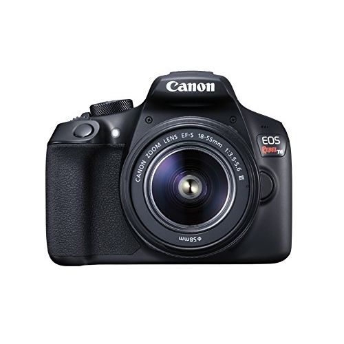 캐논 Canon EOS Rebel T6 Digital SLR Camera Kit with EF-S 18-55mm f/3.5-5.6 DC III Lens (Black)