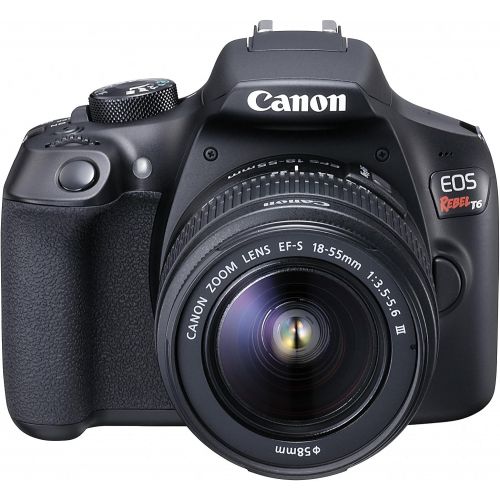 캐논 Canon EOS Rebel T6 Digital SLR Camera Kit with EF-S 18-55mm f/3.5-5.6 DC III Lens (Black)