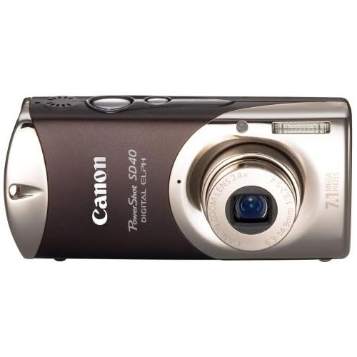 캐논 Canon PowerShot SD40 7.1MP Digital Elph Camera with 2.4x Optical Zoom (Twilight Sepia)