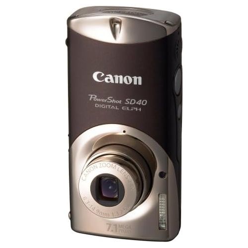 캐논 Canon PowerShot SD40 7.1MP Digital Elph Camera with 2.4x Optical Zoom (Twilight Sepia)