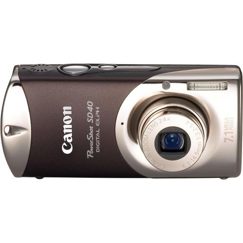 캐논 Canon PowerShot SD40 7.1MP Digital Elph Camera with 2.4x Optical Zoom (Twilight Sepia)