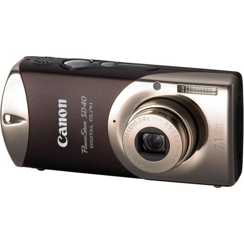 캐논 Canon PowerShot SD40 7.1MP Digital Elph Camera with 2.4x Optical Zoom (Twilight Sepia)