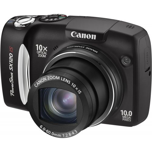 캐논 Canon Powershot SX120 IS 10MP Digital Camera (Black)