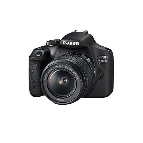 캐논 Canon EOS 2000D (Rebel T7) DSLR Camera + 18-55mm III Kit