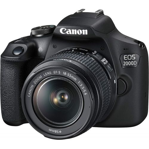 캐논 Canon EOS 2000D (Rebel T7) DSLR Camera + 18-55mm III Kit