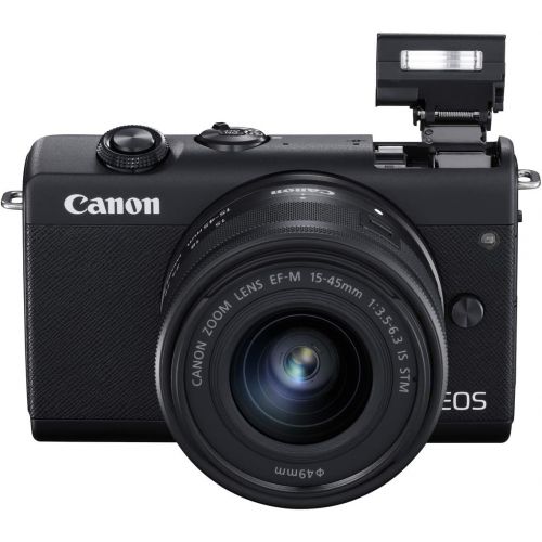 캐논 Canon EOS M200 Mirrorless Digital Camera with 15-45mm Lens International Version