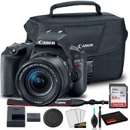 Canon EOS Rebel SL2 DSLR Camera with 18-55mm Lens (Black) (2249C002) + Canon EOS Bag + Sandisk Ultra 64GB Card + Clean and Care Kit (International Model)