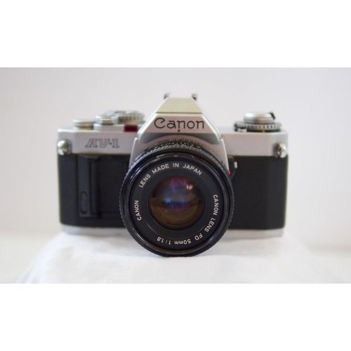 캐논 Canon AV-1 35mm SLR Camera with Canon FD 50mm 1:1.8 Lens