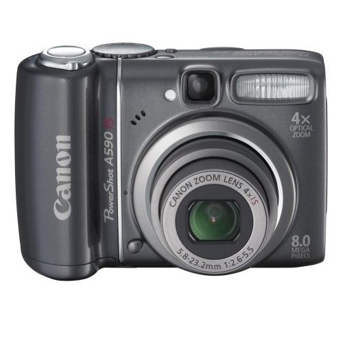 캐논 Canon PowerShot A590IS 8MP Digital Camera with 4x Optical Image Stabilized Zoom (OLD MODEL)