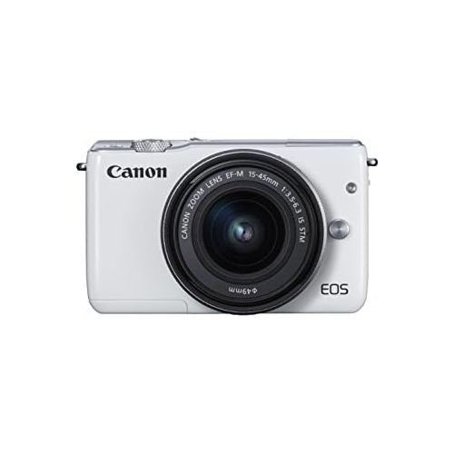 캐논 Canon EOS M10 Mirrorless Camera Kit with EF-M 15-45mm Image Stabilization STM Lens Kit (White)