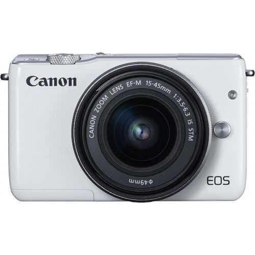 캐논 Canon EOS M10 Mirrorless Camera Kit with EF-M 15-45mm Image Stabilization STM Lens Kit (White)