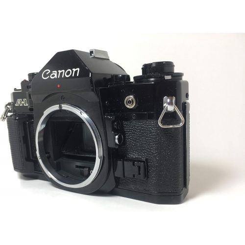 캐논 Black Canon A-1 SLR 35mm manual focus camera; body only, lens is not included