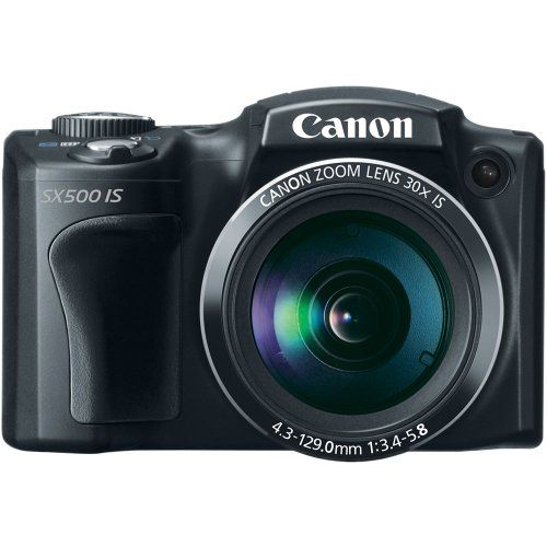 캐논 Canon PowerShot SX500 IS 16.0 MP Digital Camera with 30x Wide-Angle Optical Image Stabilized Zoom and 3.0-Inch LCD (Black) (OLD MODEL)