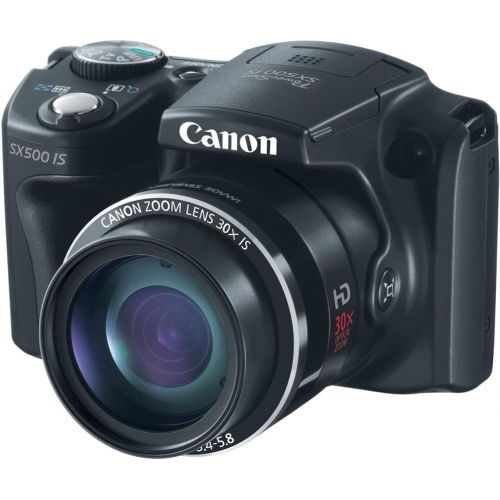 캐논 Canon PowerShot SX500 IS 16.0 MP Digital Camera with 30x Wide-Angle Optical Image Stabilized Zoom and 3.0-Inch LCD (Black) (OLD MODEL)