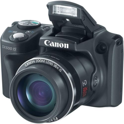 캐논 Canon PowerShot SX500 IS 16.0 MP Digital Camera with 30x Wide-Angle Optical Image Stabilized Zoom and 3.0-Inch LCD (Black) (OLD MODEL)