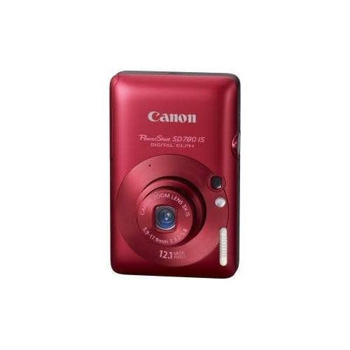 캐논 Canon PowerShot SD780IS 12.1 MP Digital Camera with 3x Optical Image Stabilized Zoom and 2.5-inch LCD (Deep Red)