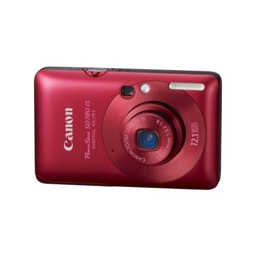 캐논 Canon PowerShot SD780IS 12.1 MP Digital Camera with 3x Optical Image Stabilized Zoom and 2.5-inch LCD (Deep Red)