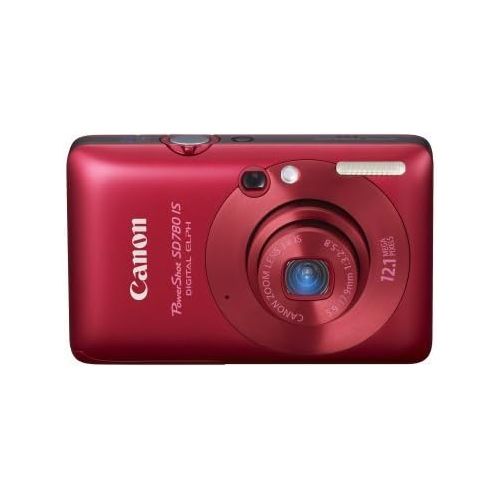 캐논 Canon PowerShot SD780IS 12.1 MP Digital Camera with 3x Optical Image Stabilized Zoom and 2.5-inch LCD (Deep Red)