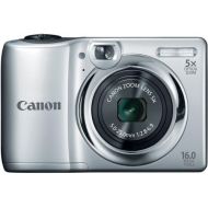 Canon PowerShot A1300 16.0 MP Digital Camera with 5x Digital Image Stabilized Zoom 28mm Wide-Angle Lens and 720p HD Video Recording (Silver) (OLD MODEL)