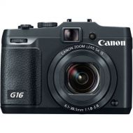 Canon PowerShot G16 12.1 MP CMOS Digital Camera with 5x Optical Zoom and 1080p Full-HD Video Wi-Fi Enabled