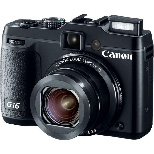 캐논 Canon PowerShot G16 12.1 MP CMOS Digital Camera with 5x Optical Zoom and 1080p Full-HD Video Wi-Fi Enabled