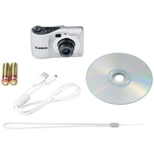 캐논 Canon Powershot A1200 12.1 MP Digital Camera with 4x Optical Zoom (Silver) (OLD MODEL)