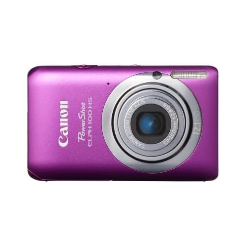 캐논 Canon PowerShot ELPH 100 HS 12.1 MP CMOS Digital Camera with 4X Optical Zoom (Pink)