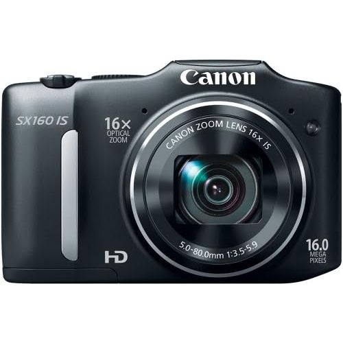 캐논 Canon PowerShot SX160 IS 16.0 MP Digital Camera (Old Model) with 16x Wide-Angle Optical Image Stabilized Zoom with 3.0-Inch LCD