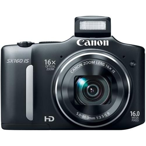 캐논 Canon PowerShot SX160 IS 16.0 MP Digital Camera (Old Model) with 16x Wide-Angle Optical Image Stabilized Zoom with 3.0-Inch LCD