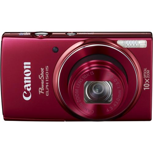 캐논 Canon PowerShot ELPH 150 IS Digital Camera (Red)