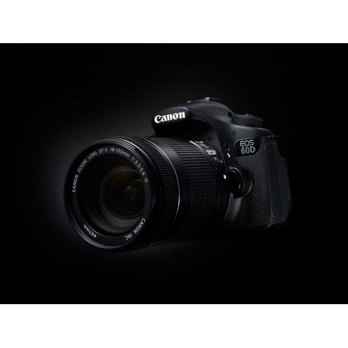 캐논 Canon Digital SLR Camera EOS 60D with EF-S18-55mm / EF-S55-250mm Lens Kit - International Version