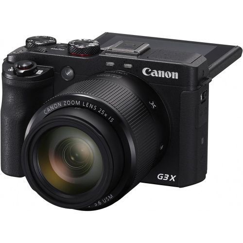 캐논 Canon PowerShot G3 X Digital Camera w/ 1-Inch Sensor and 25x Optical Zoom - Wi-Fi & NFC Enabled (Black)