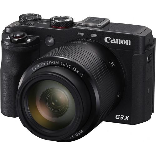 캐논 Canon PowerShot G3 X Digital Camera w/ 1-Inch Sensor and 25x Optical Zoom - Wi-Fi & NFC Enabled (Black)