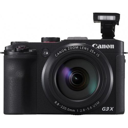 캐논 Canon PowerShot G3 X Digital Camera w/ 1-Inch Sensor and 25x Optical Zoom - Wi-Fi & NFC Enabled (Black)