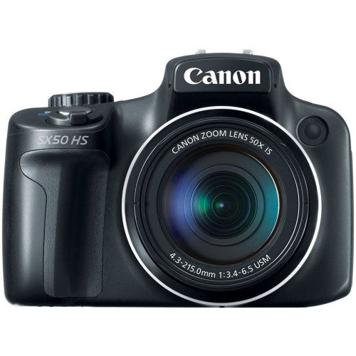 캐논 Canon PowerShot SX50 HS 12MP Digital Camera with 2.8-Inch LCD (Black)