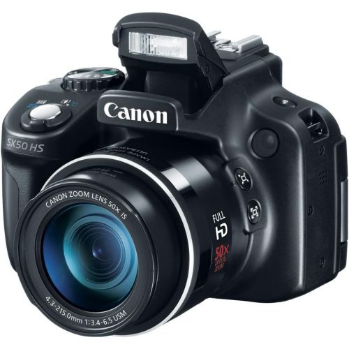 캐논 Canon PowerShot SX50 HS 12MP Digital Camera with 2.8-Inch LCD (Black)