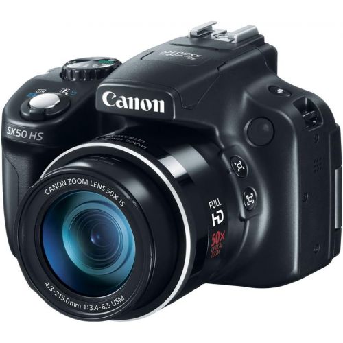 캐논 Canon PowerShot SX50 HS 12MP Digital Camera with 2.8-Inch LCD (Black)