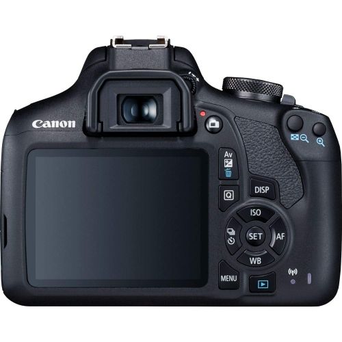 캐논 Canon EOS 2000D (Rebel T7) DSLR Camera with EF-S 18-55mm f/3.5-5.6 DC III Lens & Deluxe Accessory Bundle ? Includes: 2x SanDisk Ultra 32GB SDHC Memory Card, Extended Life Battery,