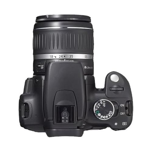 캐논 Canon Digital Rebel XT DSLR Camera with EF-S 18-55mm f3.5-5.6 Lens (Black) (OLD MODEL)