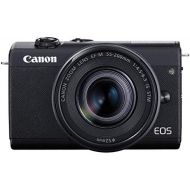Canon EOS M200 Compact Mirrorless Digital Vlogging Camera with EF-M 15-45mm lens, Vertical 4K Video Support, 3.0-inch Touch Panel LCD, Built-in Wi-Fi, and Bluetooth Technology, Bla