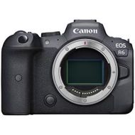 Canon EOS R6 Full-Frame Mirrorless Camera with 4K Video, Full-Frame CMOS Senor, DIGIC X Image Processor, Dual UHS-II SD Memory Card Slots, and Up to 12 fps with Mechnical Shutter,