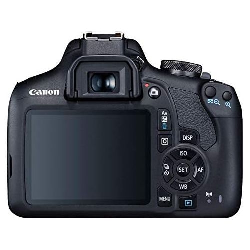 캐논 Canon EOS 2000D (Rebel T7) DSLR Camera with EF-S 18-55mm f/3.5-5.6 DC III Lens - Ultimate Accessory Bundle Includes: 2X SanDisk Ultra 32GB (64GB) SD Card, Extra LP-E10 Battery, Cas